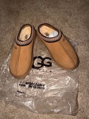 UGG Men’s Chestnut Suede Shearling-Lined Slip-On Loafers